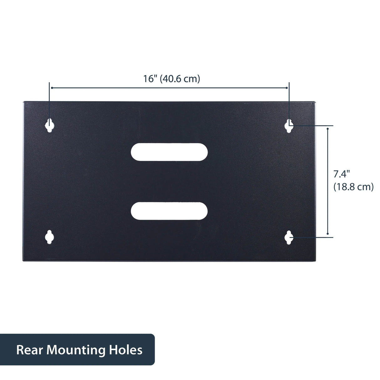 STARTECH 6U Wall Mount Network Rack - 14 Inch Deep (Low Profile) - 19" Patch Panel Bracket for Shallow Server and IT Equipment | Network Switches - 44lbs|20kg Weight Capacity | Black (WALLMOUNT6) (WALLMOUNT6)