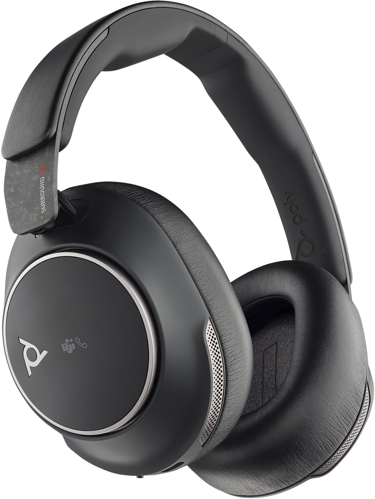 POLY Voyager Surround 80 UC Wireless Over-the-ear Stereo Headset