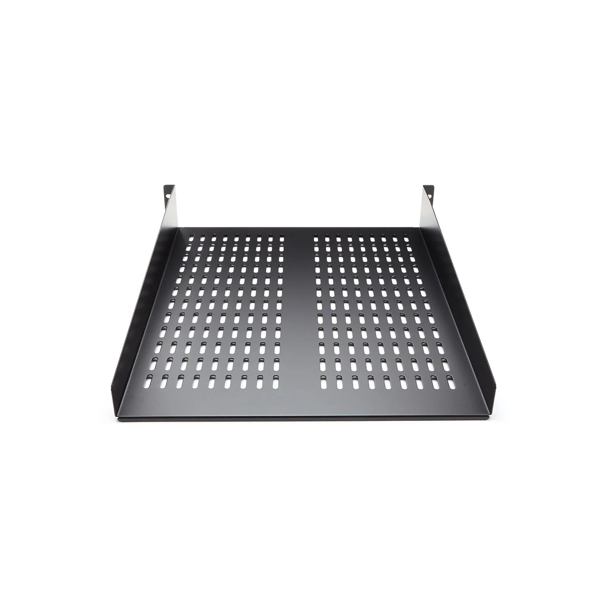 STARTECH 2U Server Rack Shelf - Universal Vented Rack Mount Cantilever Tray for 19" Network Equipment Rack & Cabinet - Heavy Duty Steel - Weight Capacity 50lb|23kg - 22" Deep Shelf (CABSHELF22V) (CABSHELF22V)