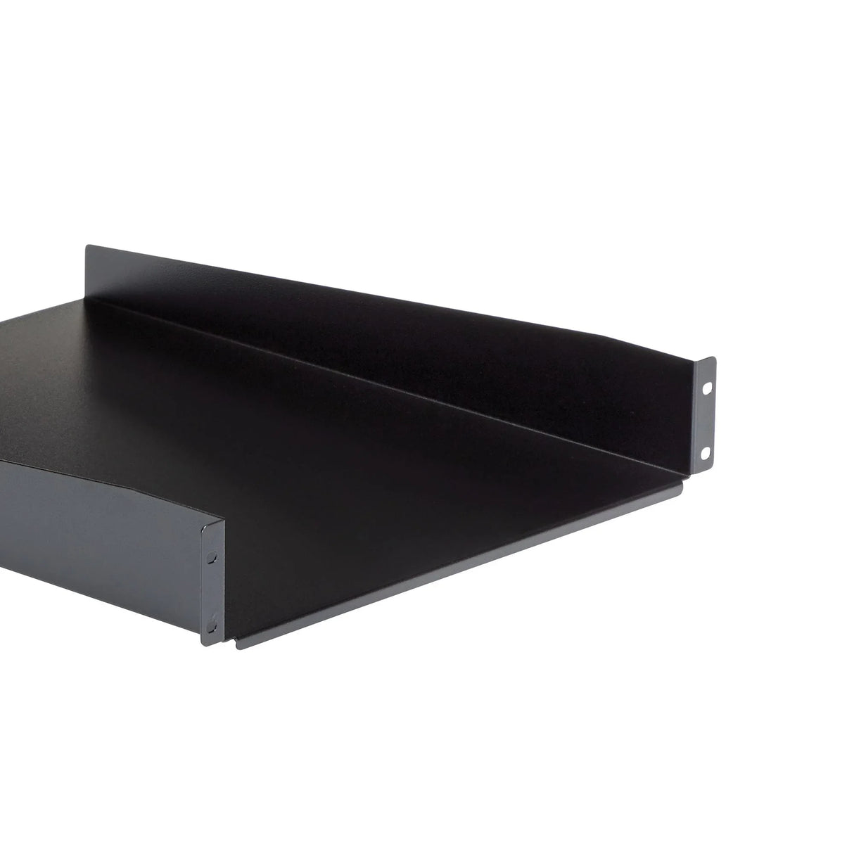 STARTECH 2U Server Rack Shelf - Universal Rack Mount Cantilever Shelf for 19" Network Equipment Rack & Cabinet - Heavy Duty Steel | Weight Capacity 50lb|23kg - 22" Deep Tray | Black (CABSHELF22) (CABSHELF22)