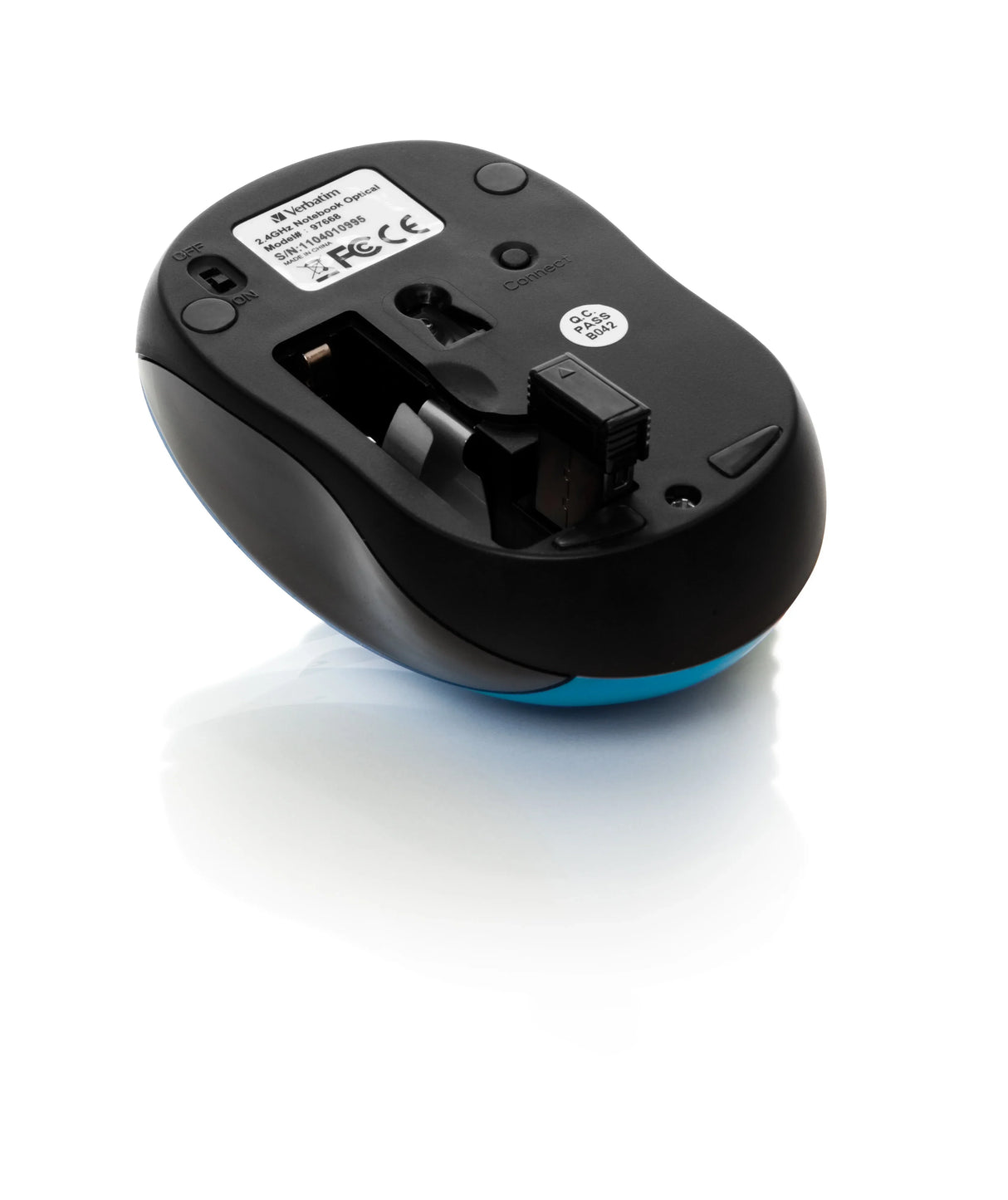 VERBATIM GO NANO – Wireless 2.4GHz / 1600 DPI / Sleep Mode – Travel Wireless Mouse