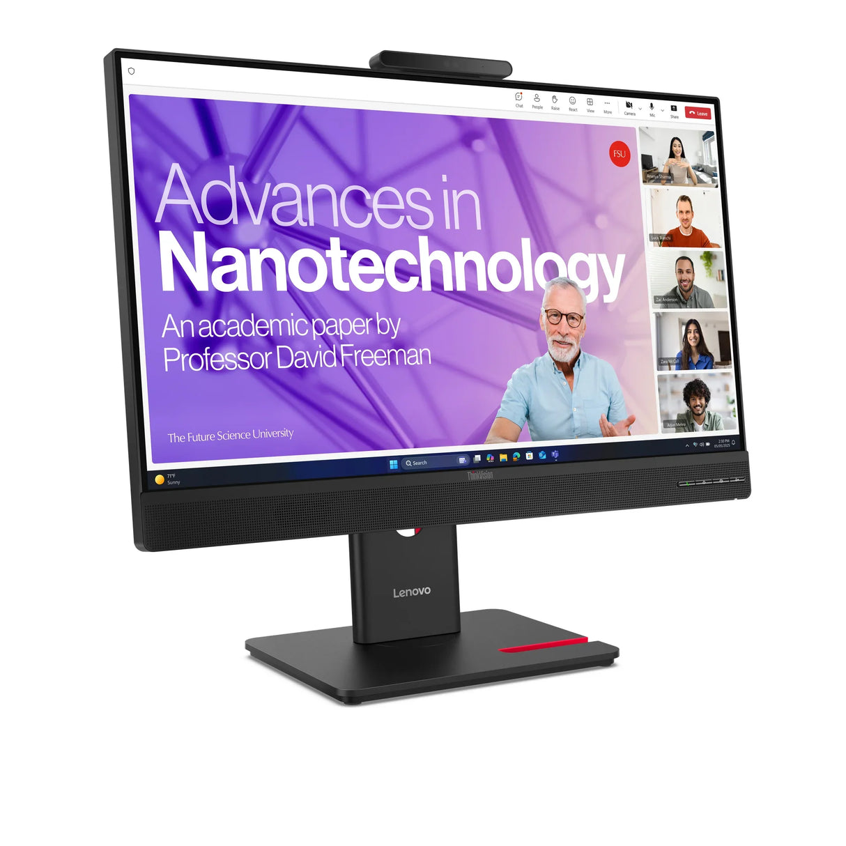 Lenovo ThinkVision T27QD-4V Monitor – 27" / QHD / IPS / 120Hz – Business Monitor