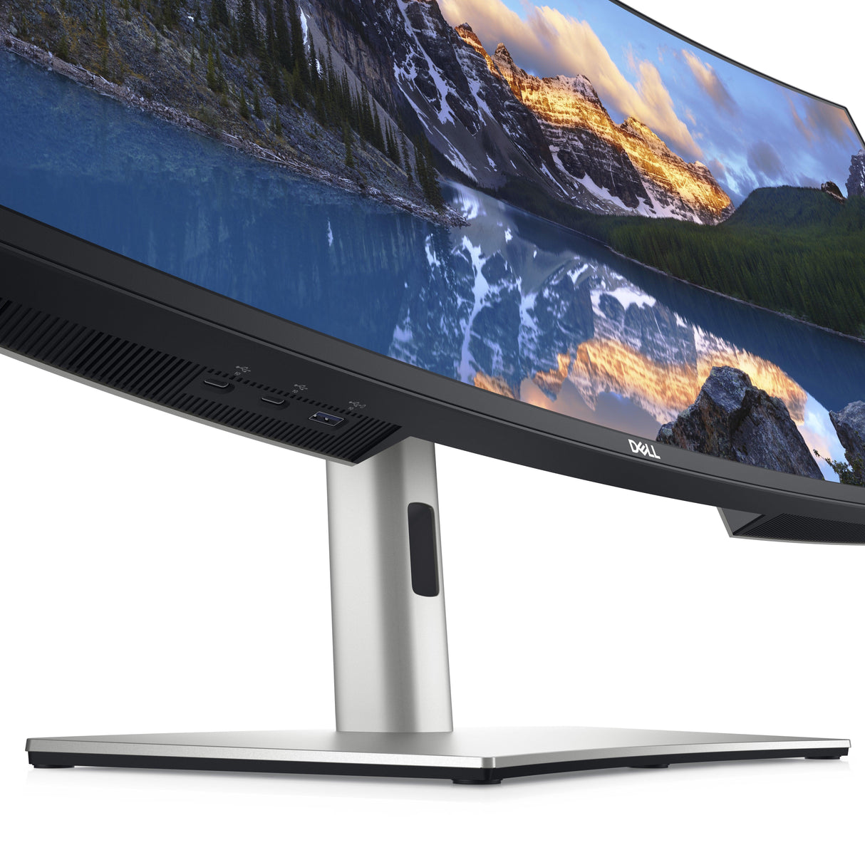 DELL UltraSharp LED display (38") 3840 x 1600 pixels Wide Quad HD+ LCD Black, Silver