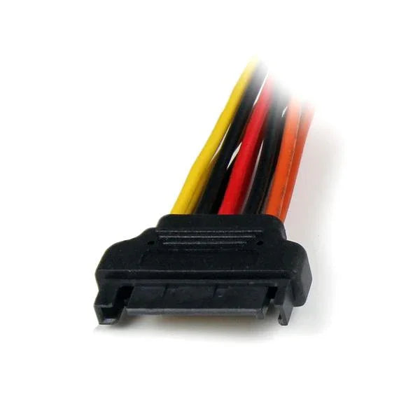 STARTECH 6in Latching SATA Power Y Splitter Cable Adapter - M|F - 6" Serial ATA Power Cable Splitter - SATA Power Y Cable Adapter (PYO2LSATA)