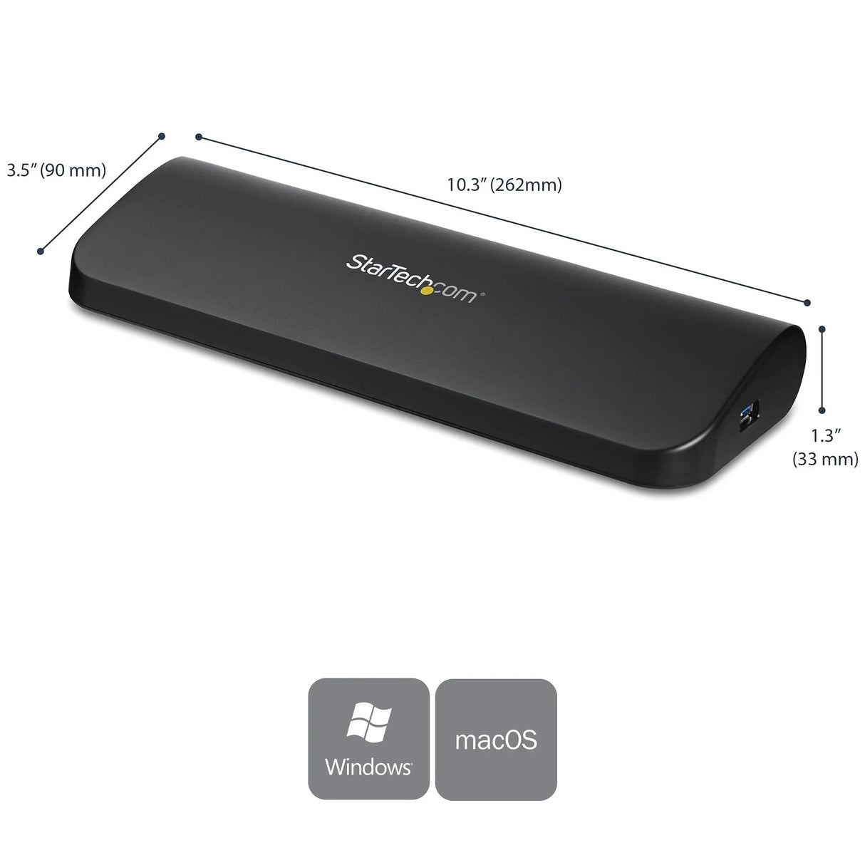 STARTECH Dual-Monitor Laptop Docking Station