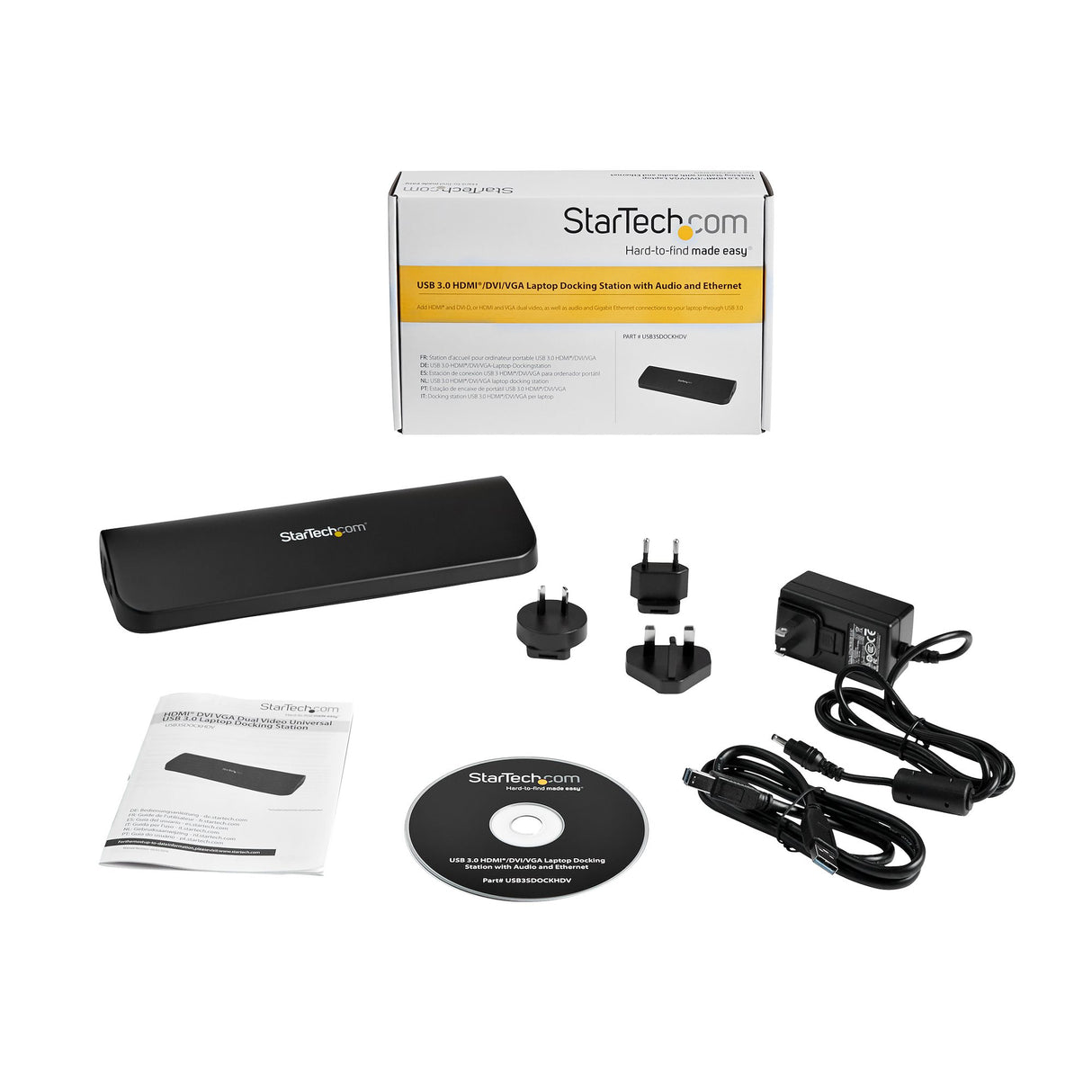 STARTECH Dual-Monitor Laptop Docking Station
