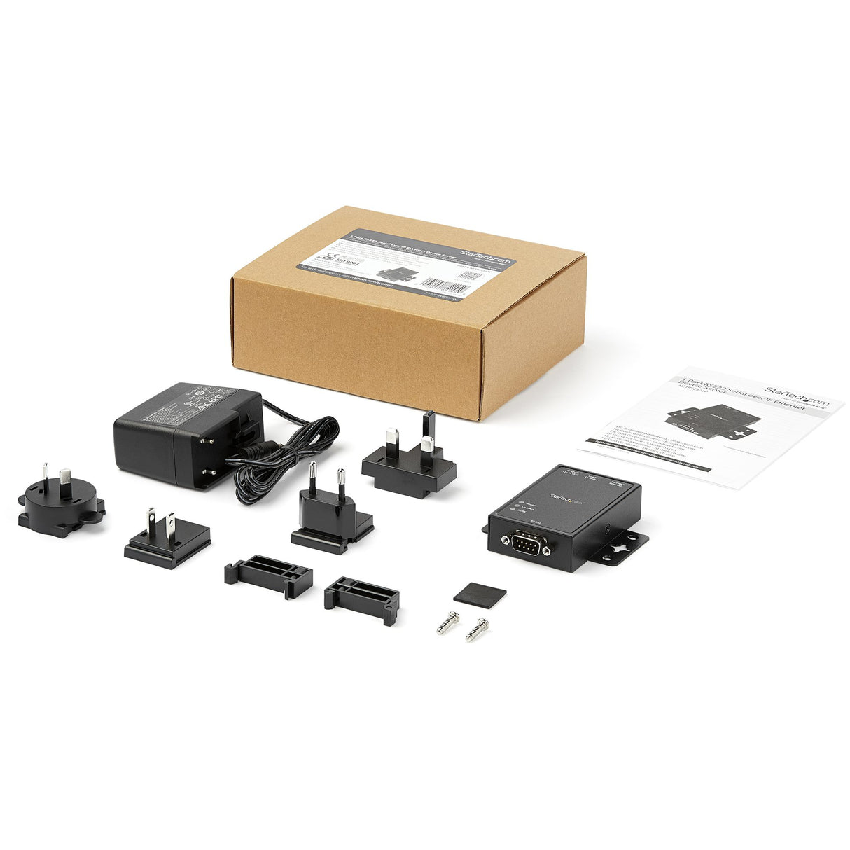 STARTECH 1-Port Serial-to-IP Ethernet Device Serial Server