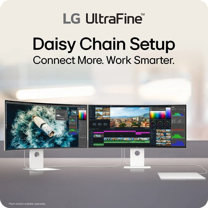 LG 40U990A-W Monitor – 40" / 5K2K / Nano IPS / 120Hz – Professional Monitor