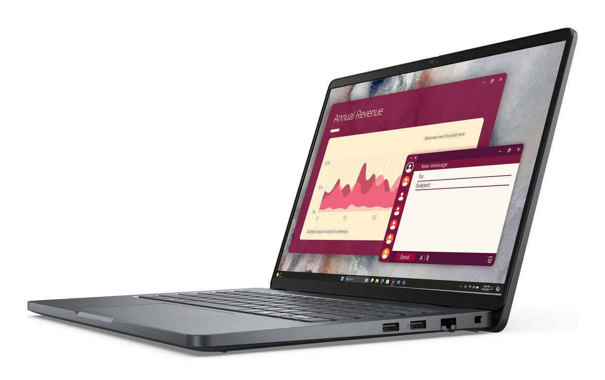 DELL PC14250 Laptop – Intel Core Ultra 5 225U / 16GB DDR5 / 512GB SSD / Intel Graphics – Sustainable Business Laptop
