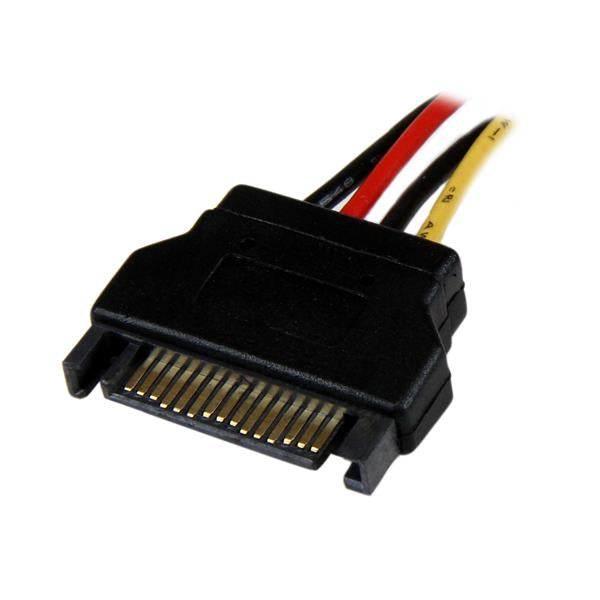 STARTECH 12in SATA to LP4 Power Cable Adapter F|M - SATA to LP4 Power Adapter - SATA Female to LP4 Male Power Cable - 12" (LP4SATAFM12)