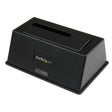 STARTECH Single Bay USB 3.0 to SATA Hard Drive Docking Station | USB 3.0 (5 Gbps) Hard Drive Dock | External 2.5|3.5" SATA I|II|III HDD|SSD Docking Station | Top-Loading Hard Drive Bay (SDOCKU33BV) (SDOCKU33BV)