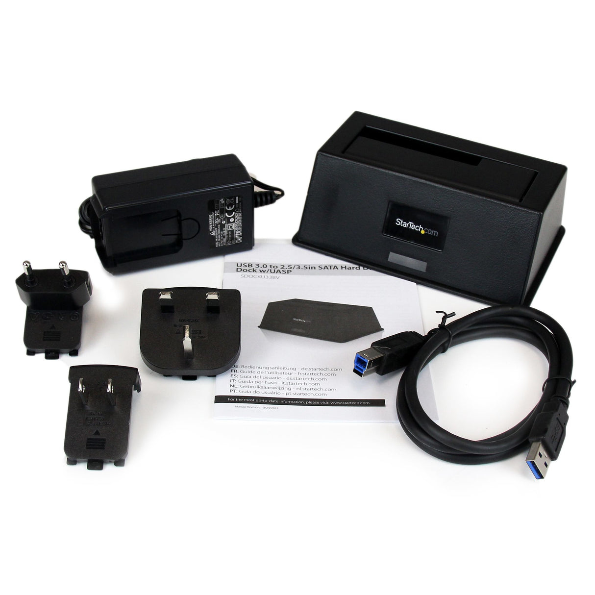 STARTECH Single Bay USB 3.0 to SATA Hard Drive Docking Station | USB 3.0 (5 Gbps) Hard Drive Dock | External 2.5|3.5" SATA I|II|III HDD|SSD Docking Station | Top-Loading Hard Drive Bay (SDOCKU33BV) (SDOCKU33BV)