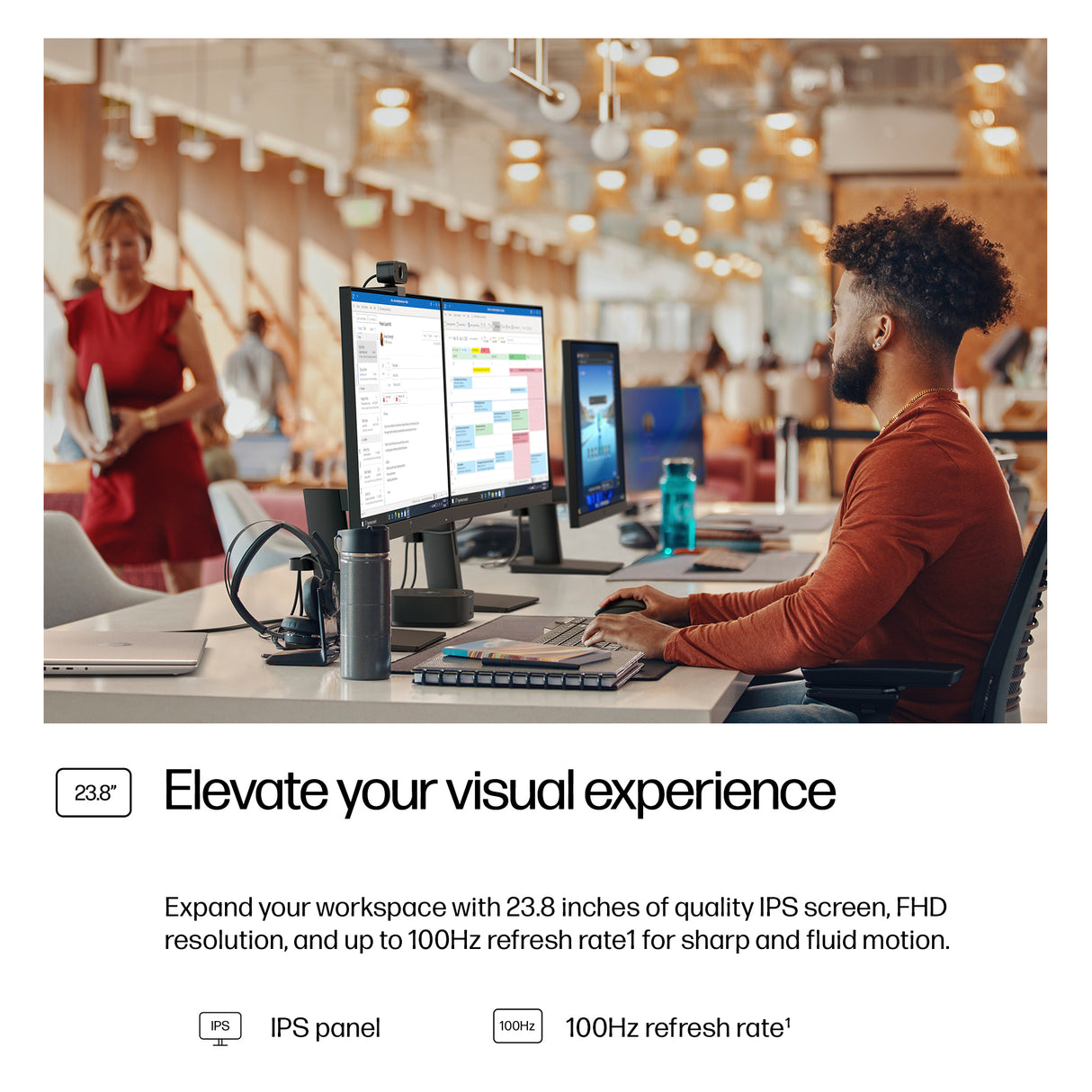 HP B0BU9UT Monitor – 23.8" / Full HD / IPS / 100Hz – Business Monitor