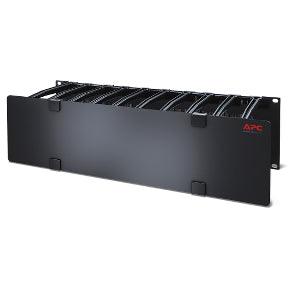 APC Horizontal Cable Manager | 3U x 6" Deep | Single-Sided with Cover (AR8605)