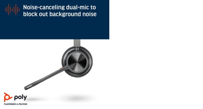 POLY Voyager 4320 USB-A MS Teams Certified Dongle Headset