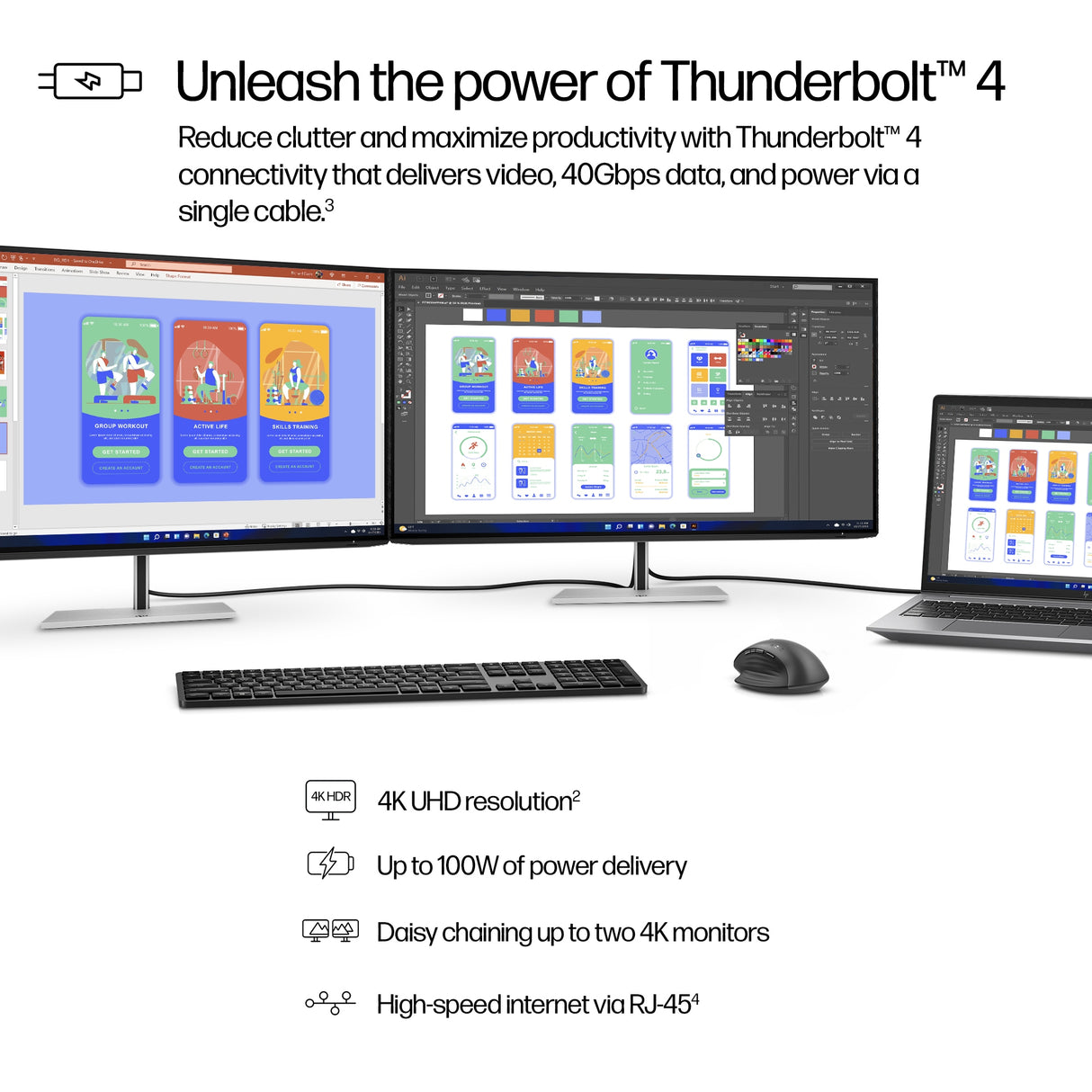 HP Series 7 Pro 4K Thunderbolt 4 Monitor (31.5")