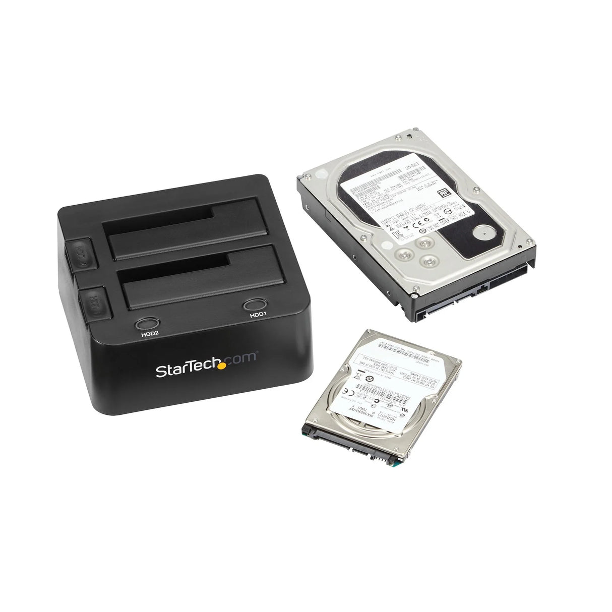 STARTECH Dual-Bay USB 3.0 to SATA Hard Drive Docking Station | USB Hard Drive Dock | External 2.5|3.5" SATA I|II|III | SSD|HDD Docking Station | Hot-Swap Hard Drive Bay | Top-Loading (SDOCK2U33) (SDOCK2U33)