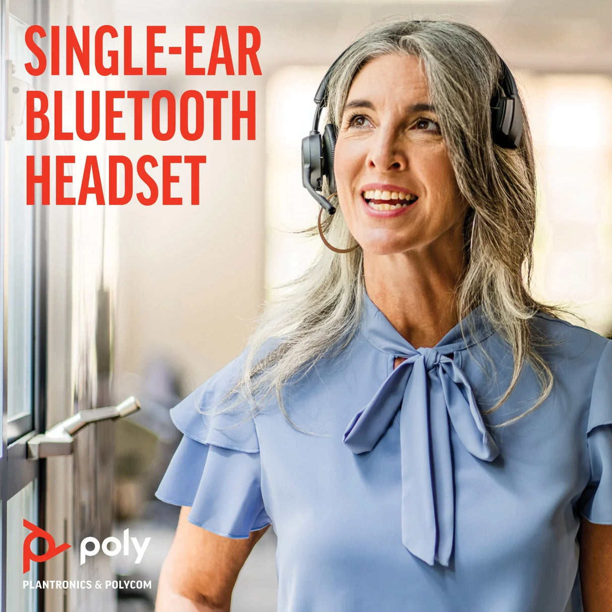 POLY VOYAGER 4310 – Wired (USB-A) / Mono / Office UC – Head-band Headset