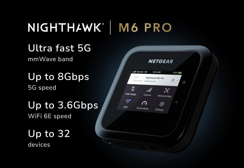NETGEAR NightHawk M6 Pro Wireless 5G Modem