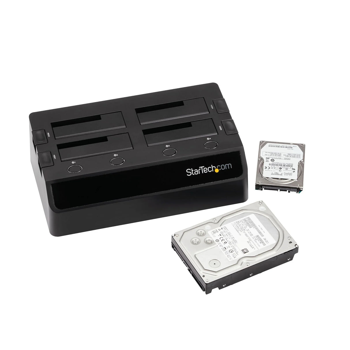 STARTECH 4-Bay USB 3.0 to SATA Hard Drive Docking Station | USB Hard Drive Dock | External 2.5|3.5" SATA III SSD|HDD Docking Station | Hot-Swap Hard Drive Bay | Top-Loading (SDOCK4U33) (SDOCK4U33)