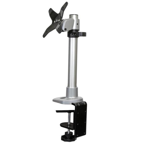 STARTECH Monitor Desk Mount - Adjustable - Supports Monitors Up to 34" (30.9lb|14kg) - Premium Single Screen VESA Monitor Mount - Desk & Grommet Clamp -Silver (ARMPIVOT) (ARMPIVOT)