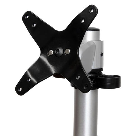 STARTECH Monitor Desk Mount - Adjustable - Supports Monitors Up to 34" (30.9lb|14kg) - Premium Single Screen VESA Monitor Mount - Desk & Grommet Clamp -Silver (ARMPIVOT) (ARMPIVOT)