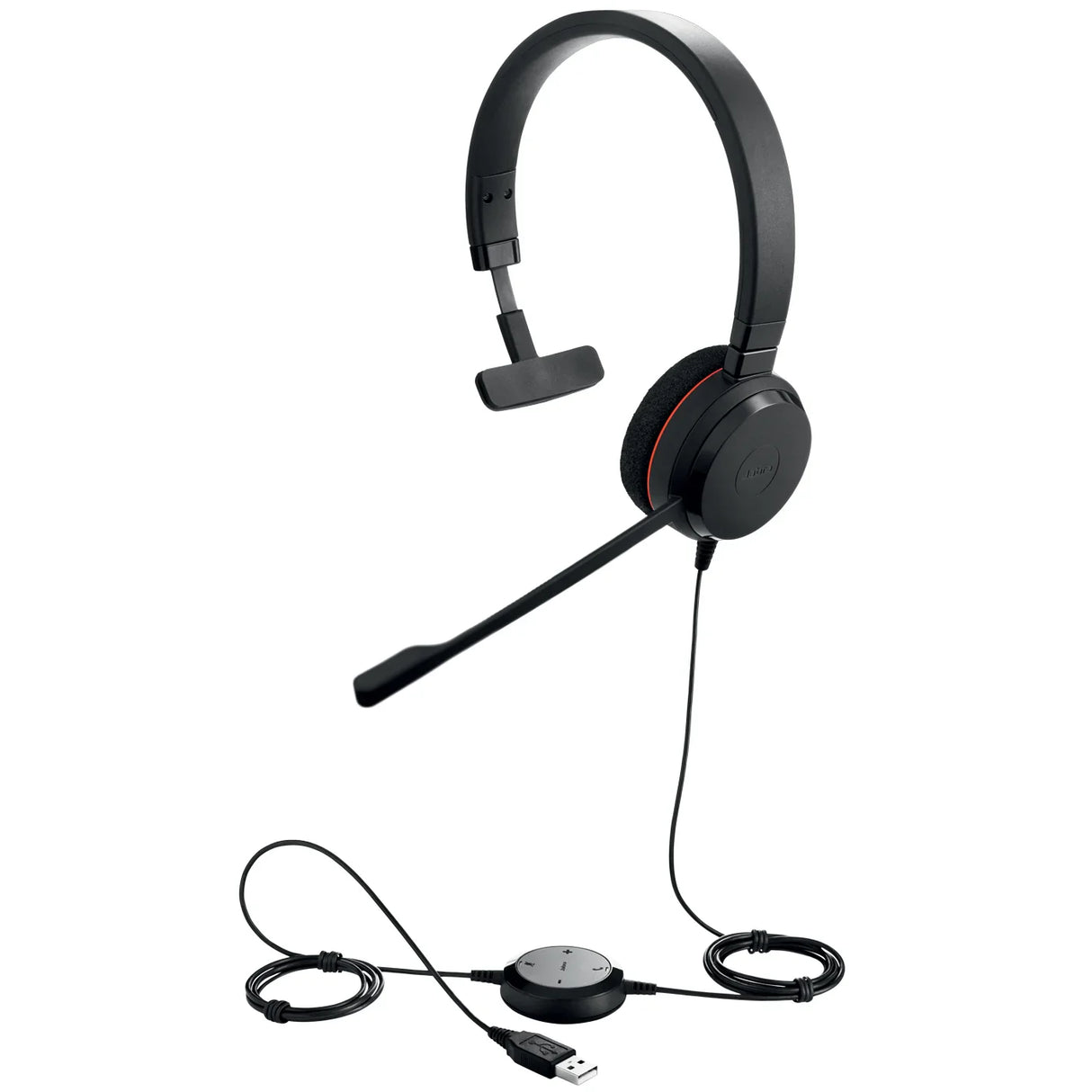JABRA EVOLVE 20 – Wired (3.5mm) / Mono / Office – On-Ear Headset