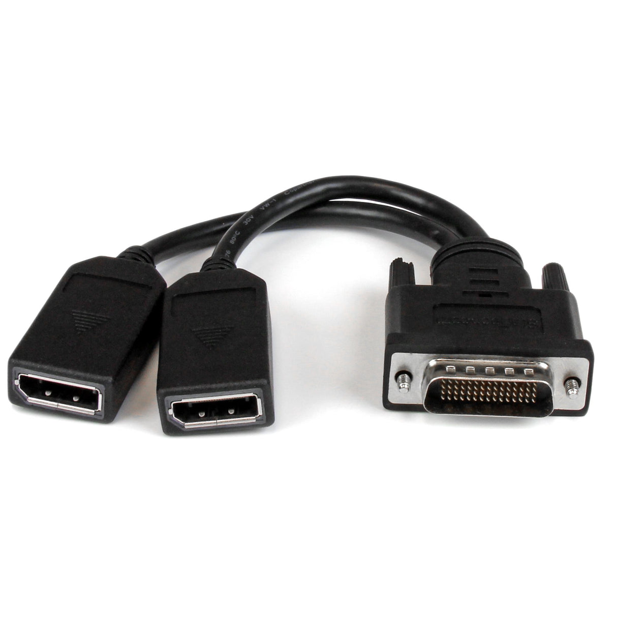 STARTECH 8" (20 cm) DMS-59 to Dual DisplayPort Adapter Cable - 4K x 2K Video - LFH DMS 59 pin (M) to 2x DisplayPort 1.2 (F) Splitter Y Cable - LFH Graphics Card to Dual DP Monitors (DMSDPDP1) (DMSDPDP1)