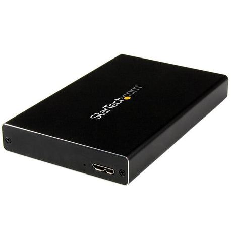 STARTECH USB 3.0 Universal 2.5in SATA III or IDE Hard Drive Enclosure with UASP - Portable External 2.5" SATA or IDE SSD | HDD (UNI251BMU33)