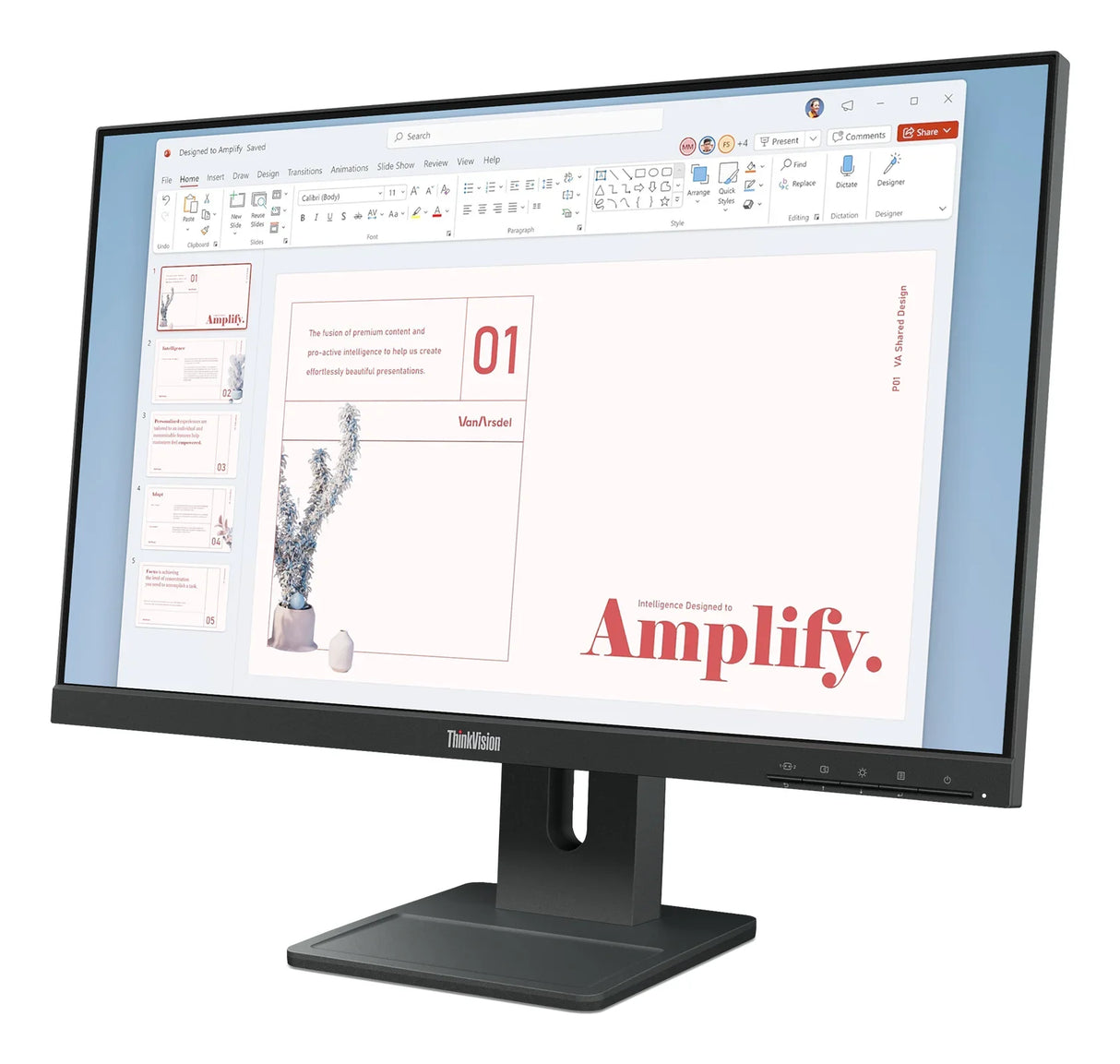 Lenovo ThinkVision E24-40 Monitor – 23.8" / Full HD / IPS / 100Hz – Business Monitor