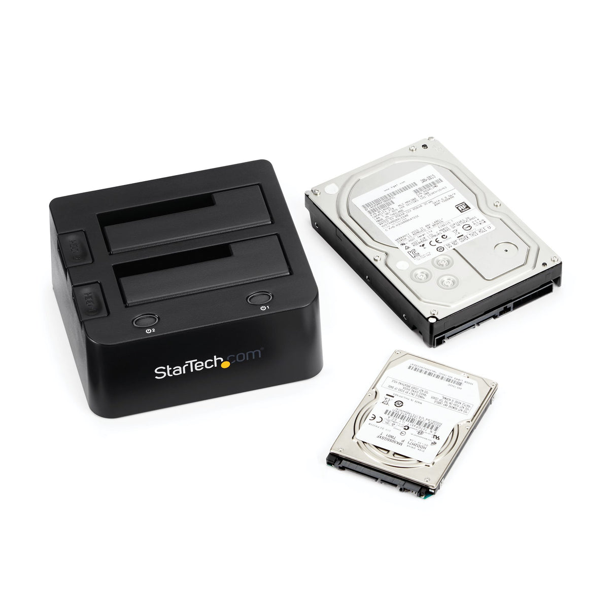 STARTECH Dual-Bay USB 3.0 to SATA and IDE Hard Drive Docking Station | USB Hard Drive Dock | External 2.5|3.5" SATA III | IDE | SSD|HDD Docking Station | Hot-Swap Drive Bays | Top-Loading (UNIDOCKU33) (UNIDOCKU33)