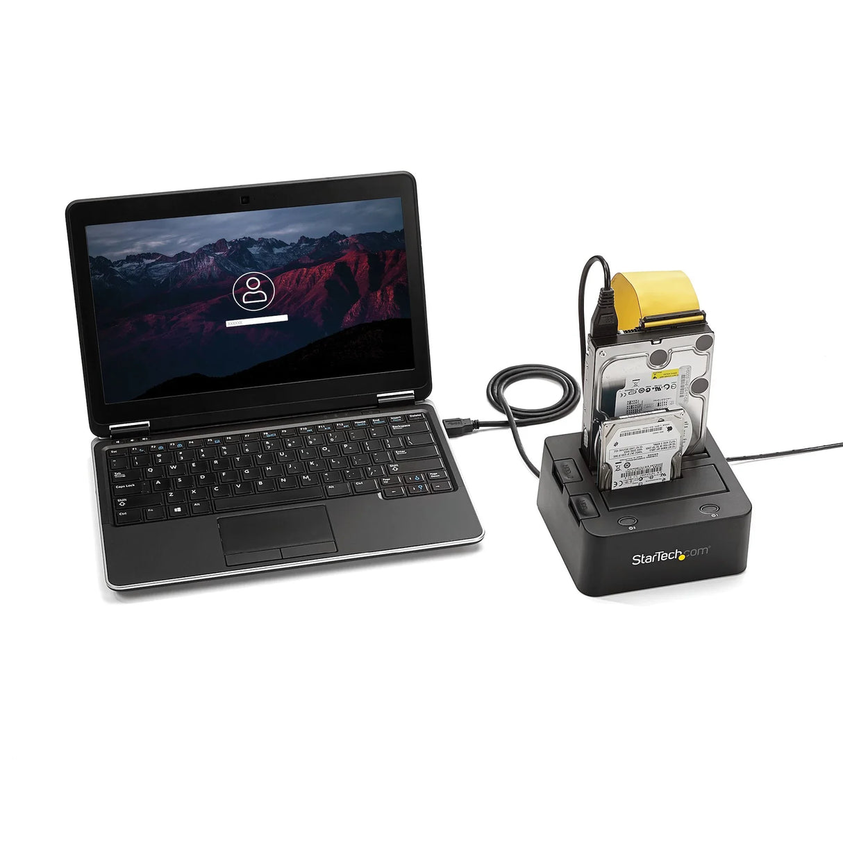 STARTECH Dual-Bay USB 3.0 to SATA and IDE Hard Drive Docking Station | USB Hard Drive Dock | External 2.5|3.5" SATA III | IDE | SSD|HDD Docking Station | Hot-Swap Drive Bays | Top-Loading (UNIDOCKU33) (UNIDOCKU33)