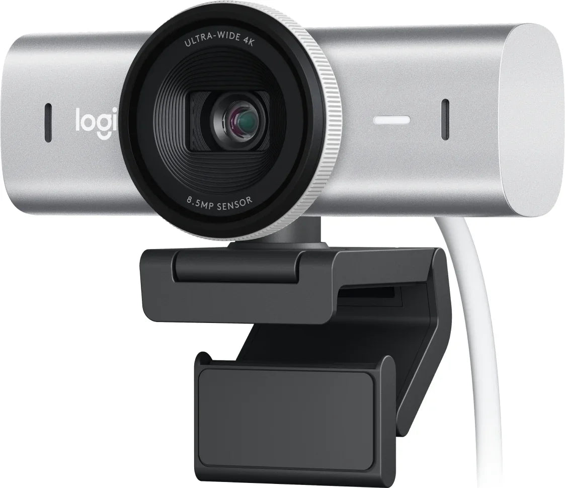 LOGITECH MX Brio – 4K UHD / 30fps & 1080p / 60fps / USB-A – Business & Streaming Webcam with Autofocus & Noise-Reducing Mics