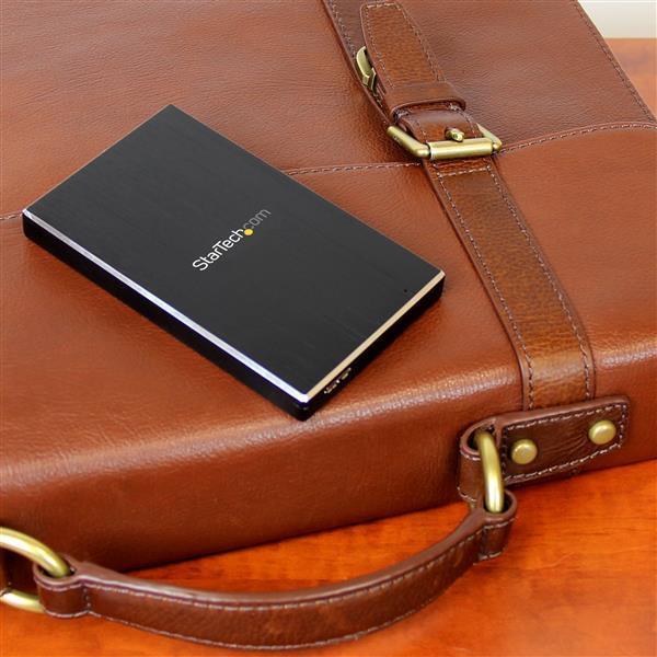 STARTECH 2.5" External Hard Drive Enclosure - Supports UASP - Aluminum - USB 3.1 Enclosure - SSD|HDD Enclosure (S251BMU313)