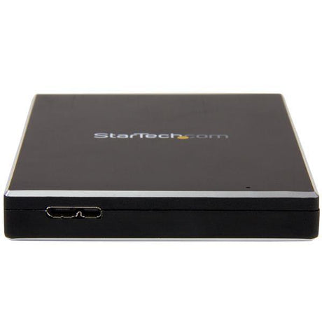 STARTECH 2.5" External Hard Drive Enclosure - Supports UASP - Aluminum - USB 3.1 Enclosure - SSD|HDD Enclosure (S251BMU313)
