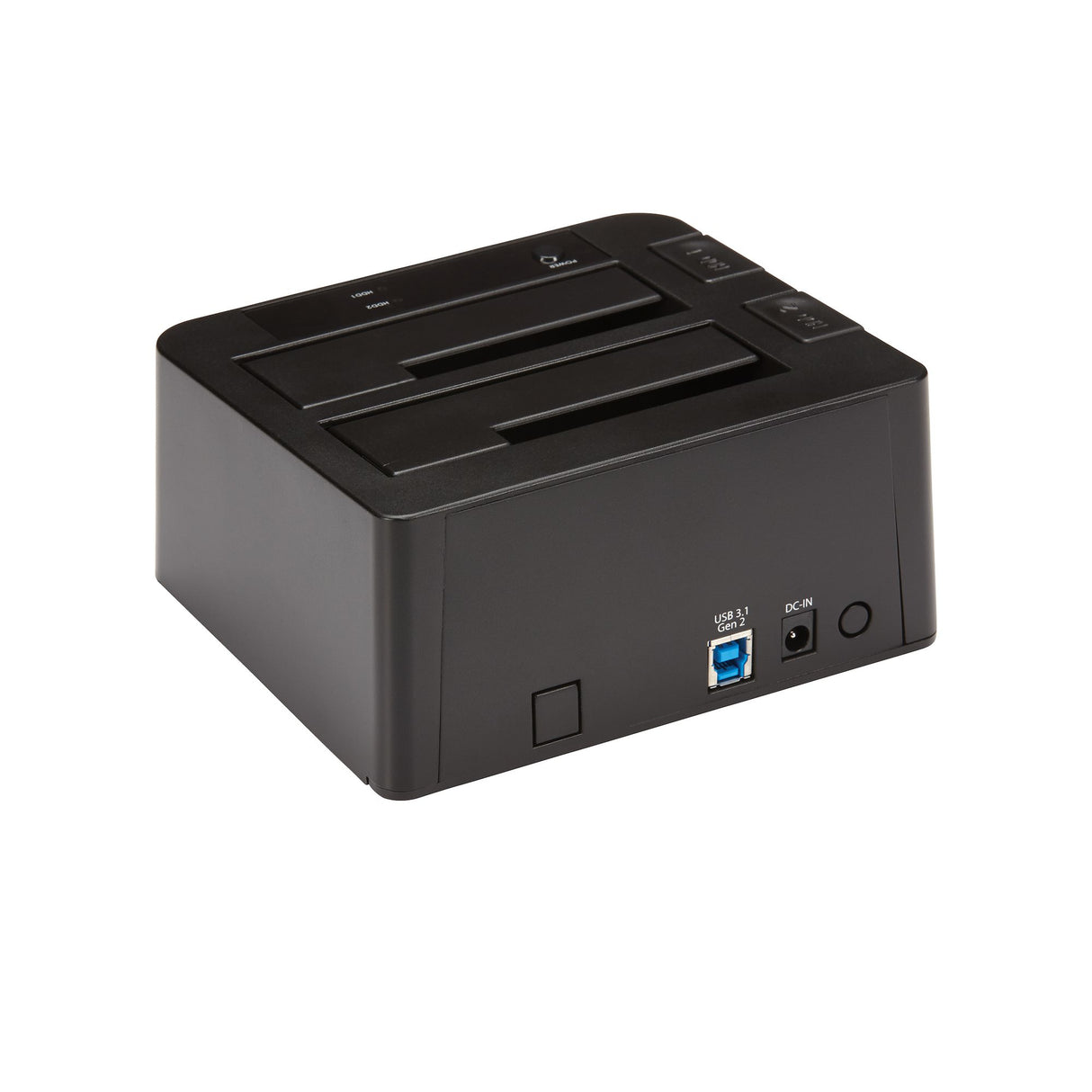 STARTECH Dual-Bay USB 3.1 to SATA Hard Drive Docking Station | USB 3.1 (10 Gbps) | External 2.5|3.5" SATA I|II|III | SSD|HDD Docking Station | Hot-Swap Hard Drive Bay | Top-Loading (SDOCK2U313) (SDOCK2U313)