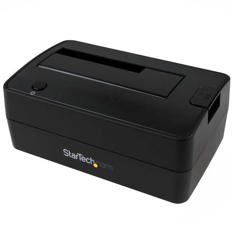 STARTECH Single Bay USB 3.1 to SATA Hard Drive Docking Station | USB 3.1 (10 Gbps) Hard Drive Dock | External 2.5|3.5" SATA III HDD|SSD Docking Station | Top-Loading Hard Drive Bay (SDOCKU313) (SDOCKU313)