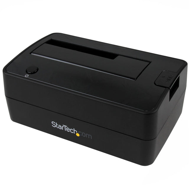 STARTECH Single Bay USB 3.1 to SATA Hard Drive Docking Station | USB 3.1 (10 Gbps) Hard Drive Dock | External 2.5|3.5" SATA III HDD|SSD Docking Station | Top-Loading Hard Drive Bay (SDOCKU313) (SDOCKU313)