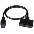 STARTECH USB 3.1 to 2.5" SATA Hard Drive Adapter - USB 3.1 Gen 2 10Gbps with UASP External HDD|SSD Storage Converter (USB312SAT3CB) (USB312SAT3CB)