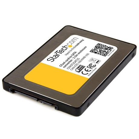 STARTECH CFast Card to SATA Adapter with 2.5" Housing - Supports SATA III (6 Gbps) - CFast Memory Card Converter - OS Independent (CFAST2SAT25)