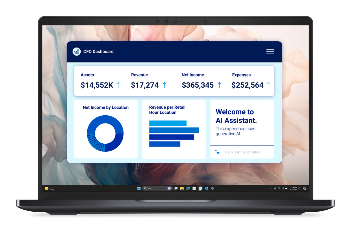 DELL Pro 13 Premium Laptop Intel Core Ultra 7 (13.3") Touchscreen 32GB/512GB