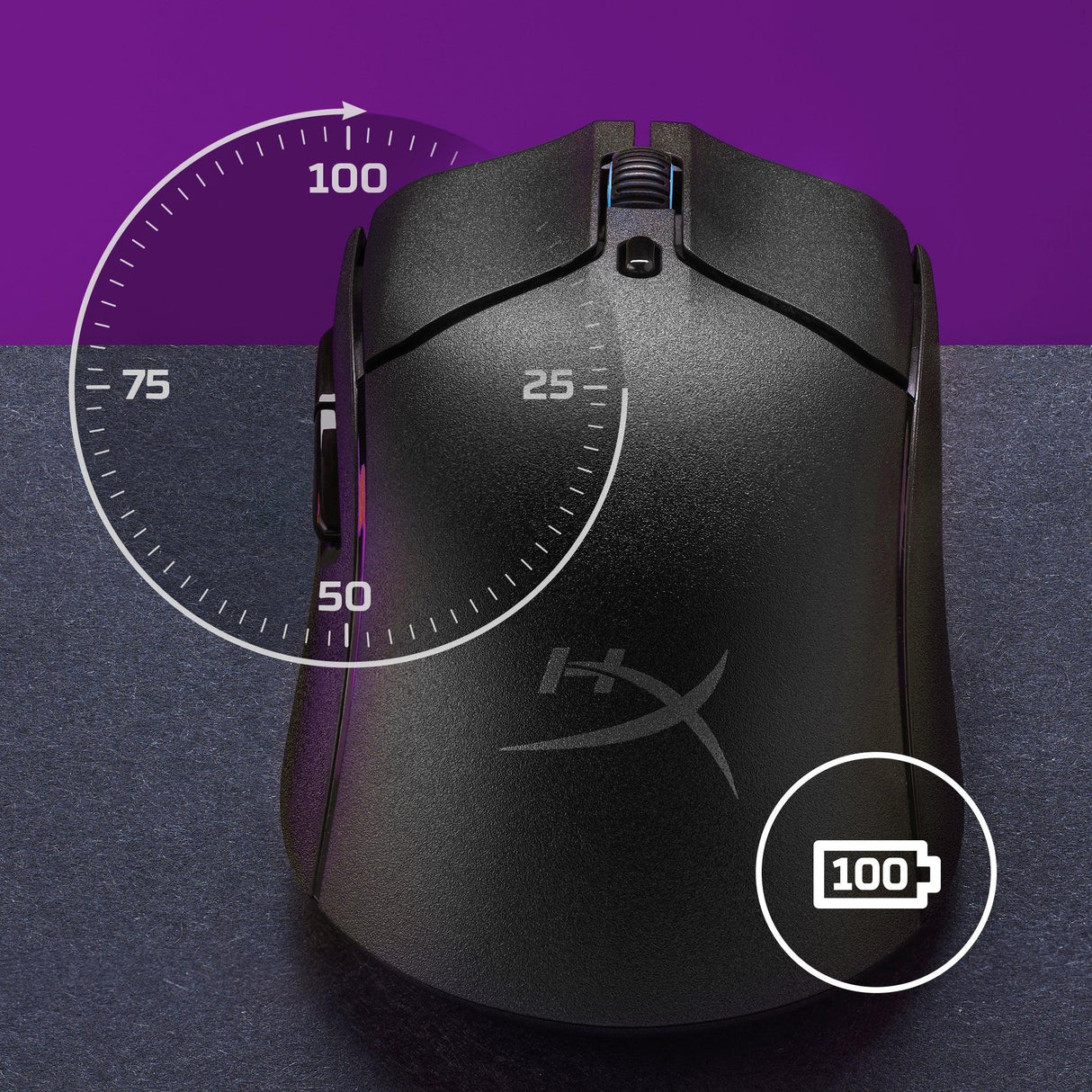 HYPERX Pulsefire Haste 2 – Wireless (Bluetooth + 2.4GHz) / 26000 DPI / Lightweight – Gaming Wireless Mouse