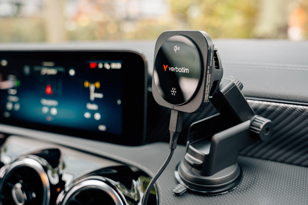 VERBATIM CHARGE 'N' DRIVE CND-02 – 15W / Wireless / MagSafe – Car Charger