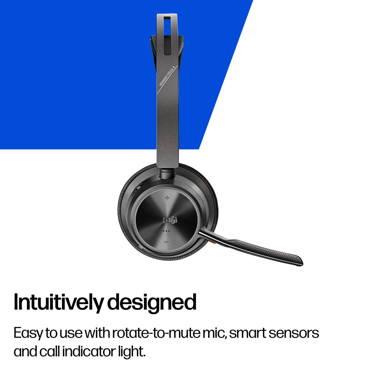 HP POLY VOYAGER FOCUS 2-M – USB-C / Stereo / Office – Over-Ear Headset