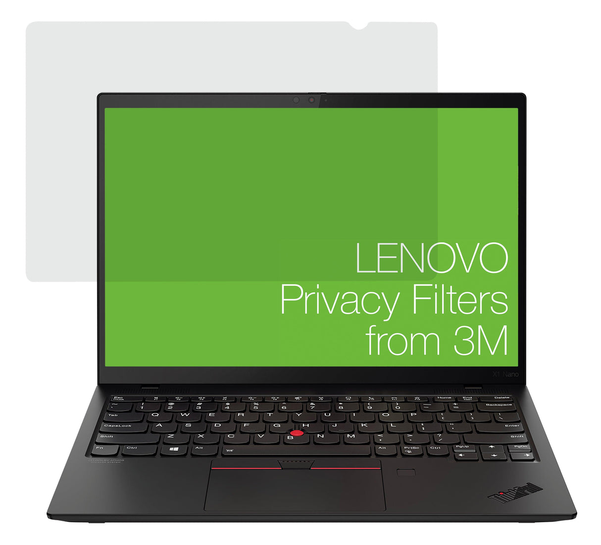LENOVO 13.0" 1610 Privacy Filter for X1 Nano with COMPLY Attachment from 3M (4XJ1D34301)