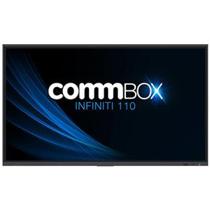COMMBOX 110"4K UHD INFINITI INTERACTIVE TOUCHSCREEN (16:9), 20-PT TOUCH, OPSI7, W10PRO, 5Y COMMBOX