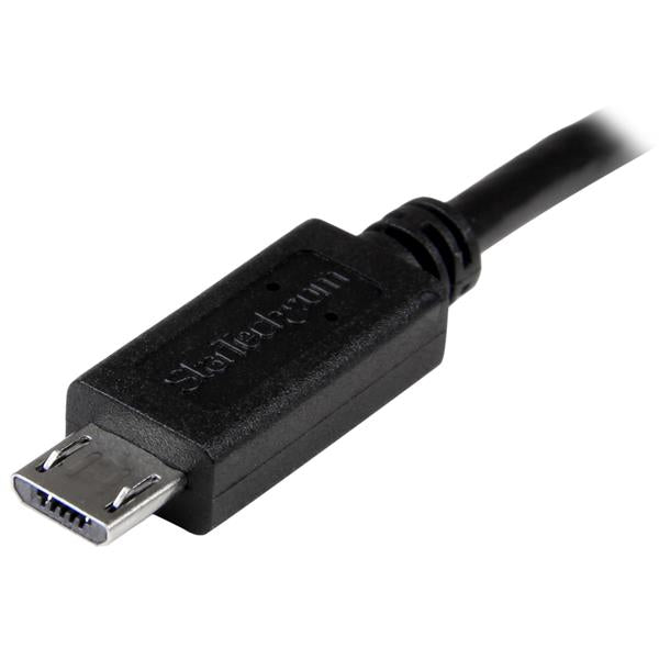 STARTECH 8in USB OTG Cable - Micro USB to Micro USB - M|M - USB OTG Mobile Device Adapter Cable - 8" (UUUSBOTG8IN)