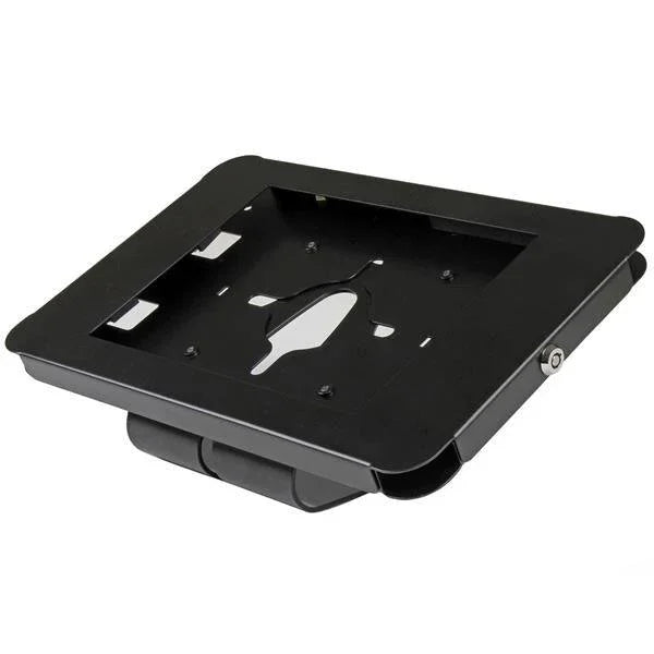 STARTECH Secure Tablet Enclosure Stand- Lockable Anti Theft Steel Desk or Wall Mount for 9.7" iPad | Tablet - VESA Compatible (SECTBLTPOS) (SECTBLTPOS)