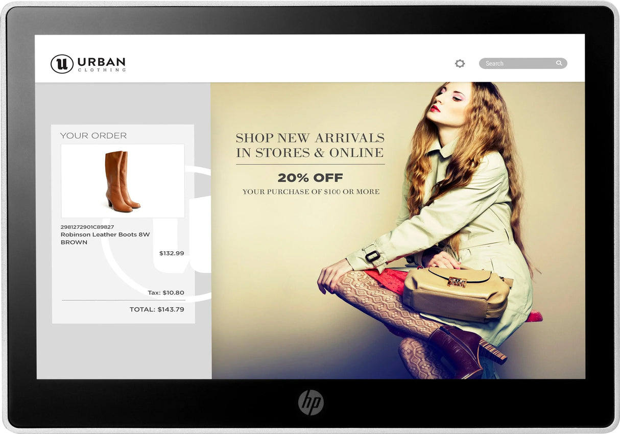 HP 10.1" Retail Touch Monitor | 1.15kg (T6N30AA)