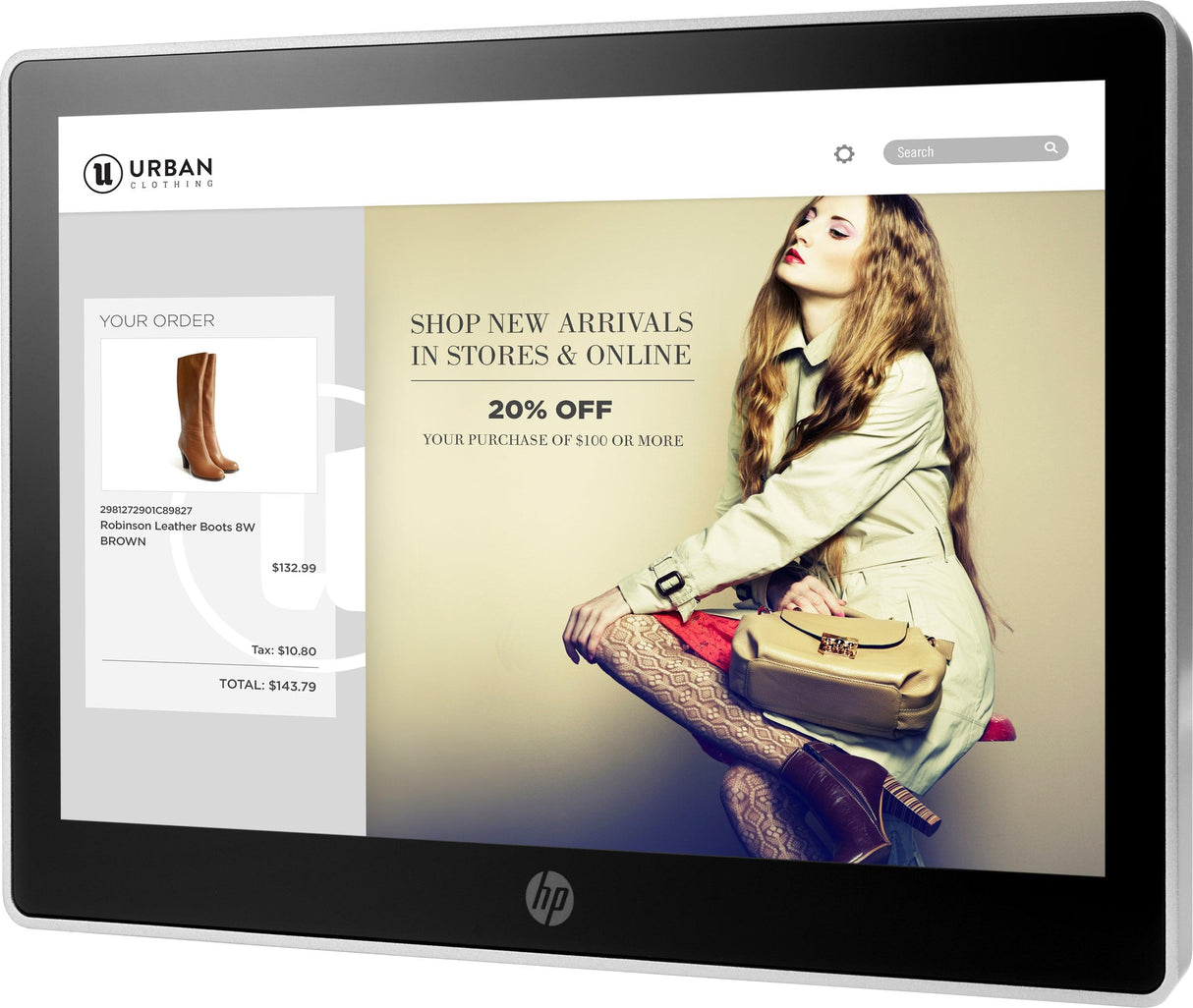 HP 10.1" Retail Touch Monitor | 1.15kg (T6N30AA)